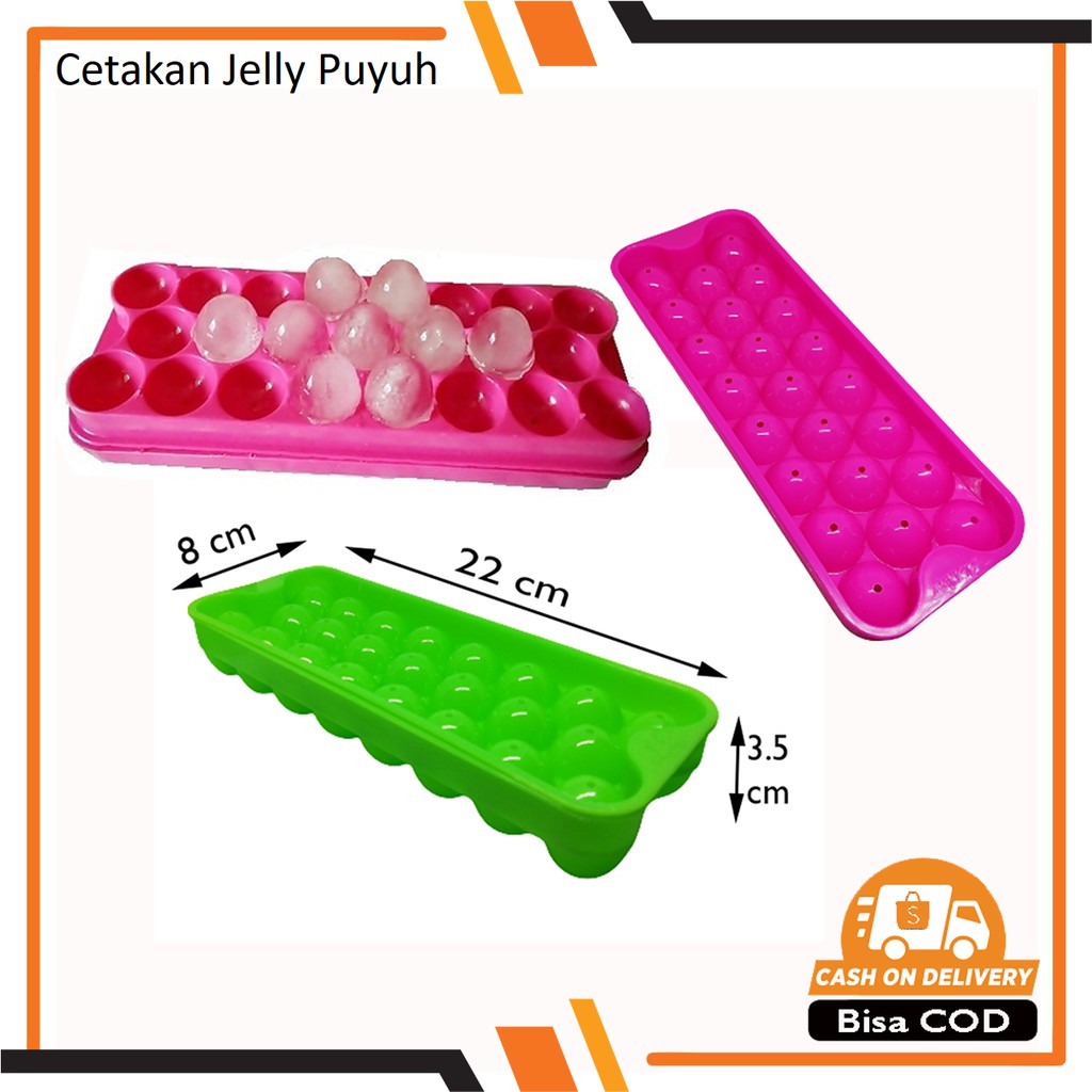 Cetakan Es Batu Jelly Puding Model Telur Puyuh Ice Tray Ball