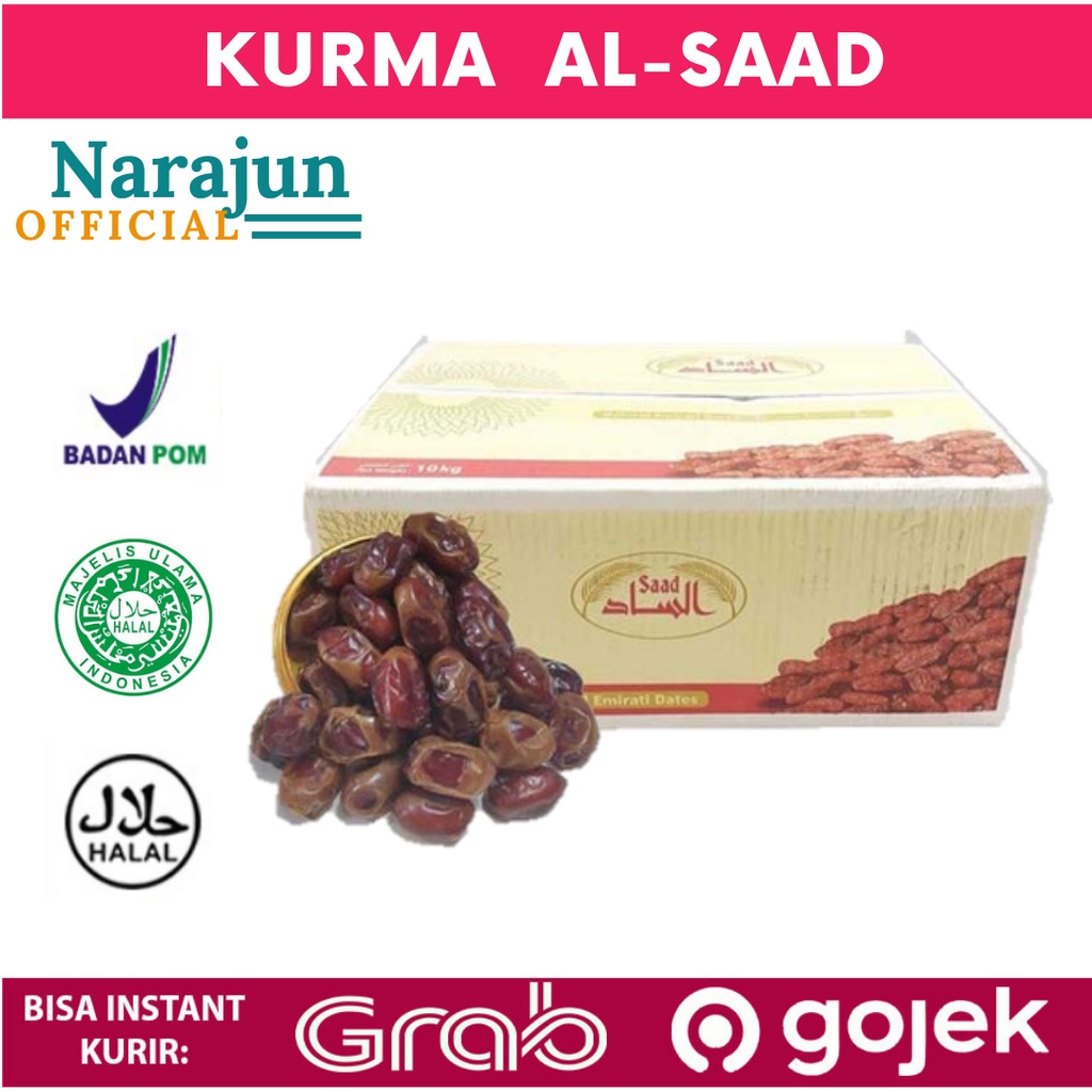 

KURMA MANIS KHOLAS KHALAS SAYER AL SAAD SAHARA KEMASAN 1KG MURAH MERIAH TAKJILAN