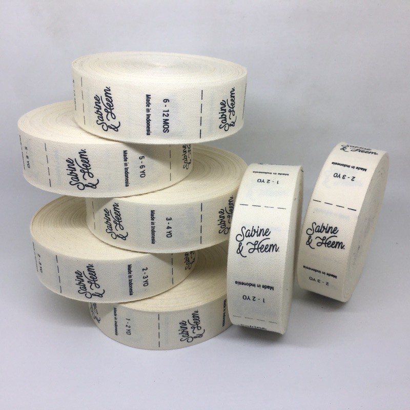 

pita label katun 2,5cm (1 inch) panjang 18 METER