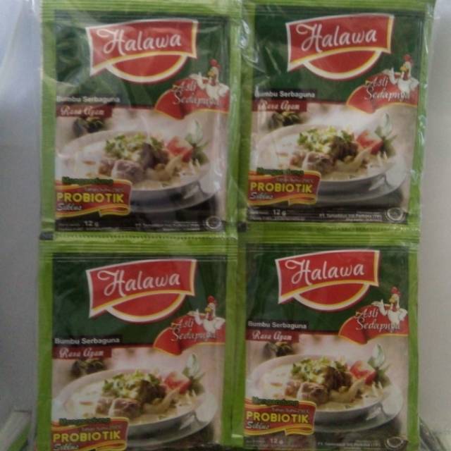 

Halawa 2 renteng penyedap rasa alami
