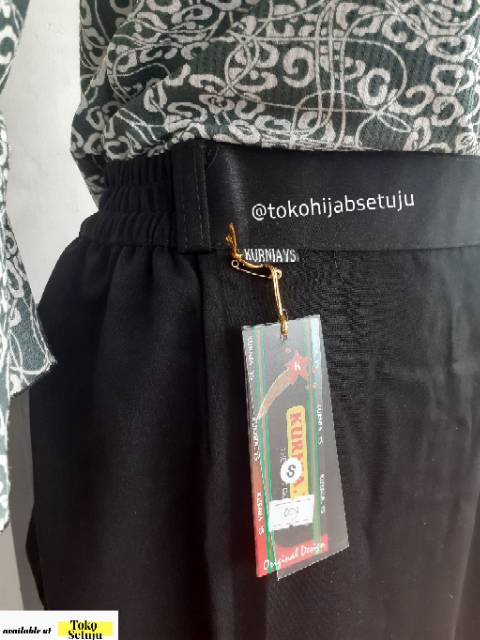 Rok Dasar Kurnia Ys. Pinggang Karet Ukuran standar (S,M,L,XL)-2