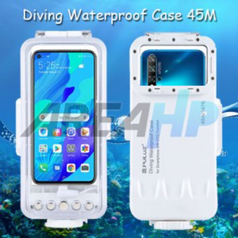 Puluz Diving Waterproof Case Casing Cover 45M Huawei Nova 5T