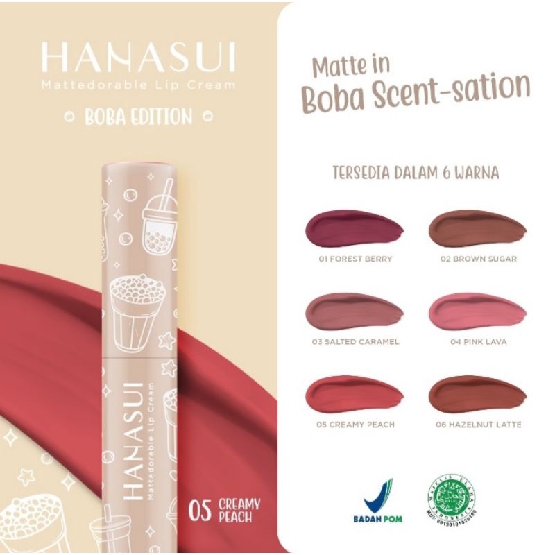 Hanasui Lipcream #05 Creamy Peach