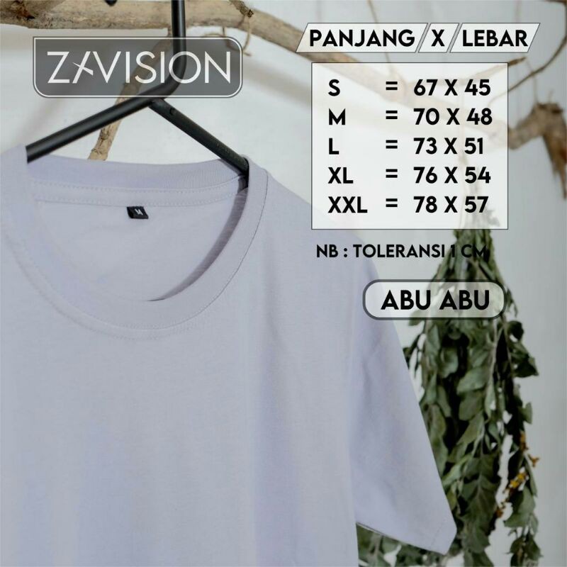 KAOS POLOS COTTON COMBED 30s PREMIUM ABU-ABU #kaospolos #combedpremium