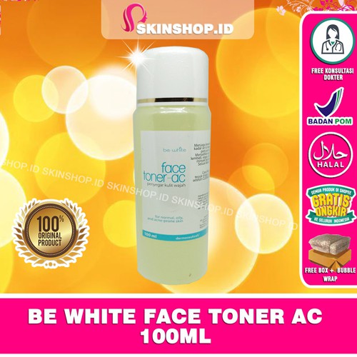 Be White Face Toner AC 100ml Original / Toner Wajah Berjerawat BPOM Aman
