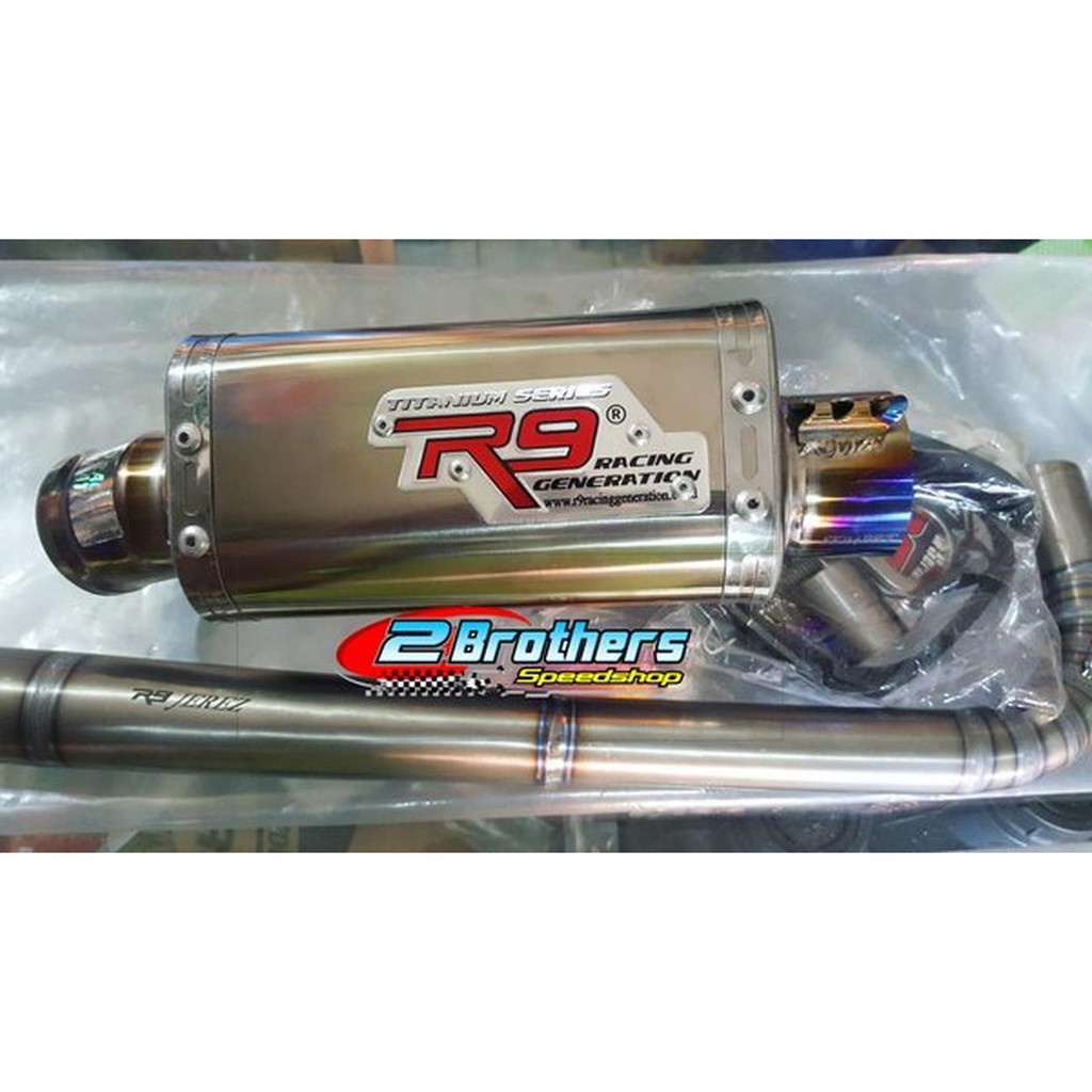 KNALPOT RACING R9 ORIGINAL JUPITER Z JEREZ TYPE BALAP TITANIUM