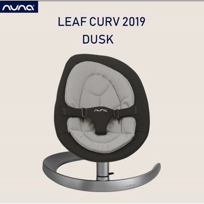 Nuna Leaf Curv 2019 LUXX Granite Dusk Baby Bouncer and Swing with New Padding Ayunan Anak Bayi Empuk