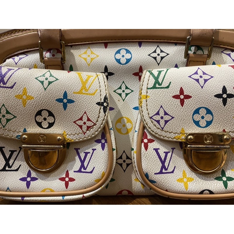 Louis Vuitton Vintage - Monogram Multicolor Sharleen MM Bag - White -  Leather Handbag - Luxury High Quality - Avvenice