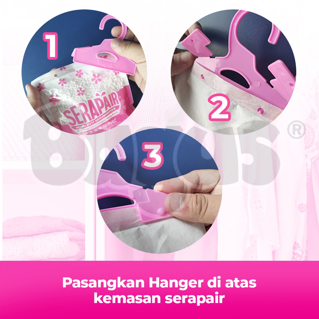 Ktmstore Bagus Serapair Hanger serap air 400 ml x 2 pcs W-20418