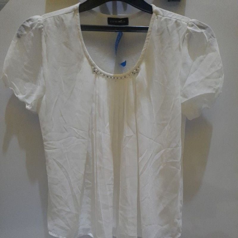 blouse putih/blouse wanita/baju import