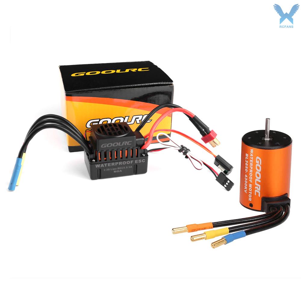 60A ESC Combo Set for 1/10 RC Car Truck 