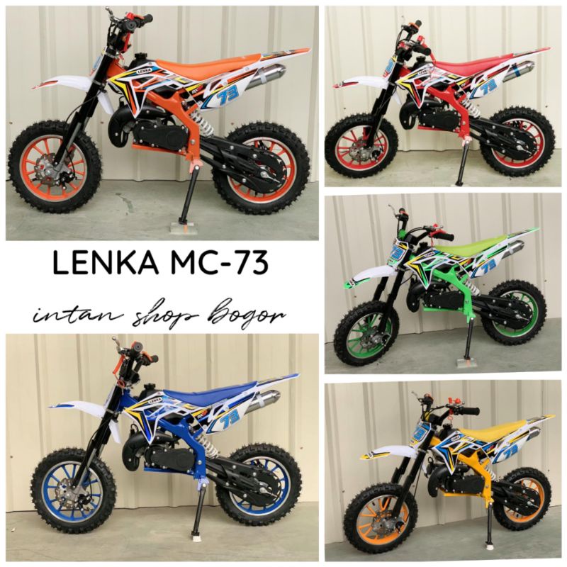 Mainan sepeda Motor Anak Bensin Mini Trail Lenka MC 73 Dirt Bike