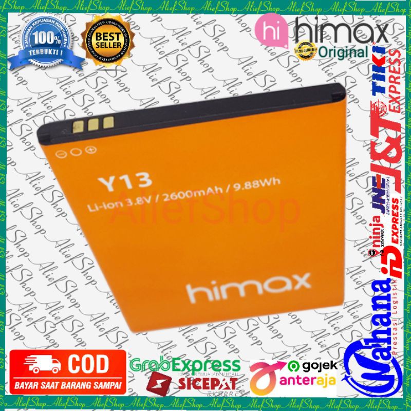 Batrai Himax Y13 Batre BT Himax Y 13 Baterai Original Battery