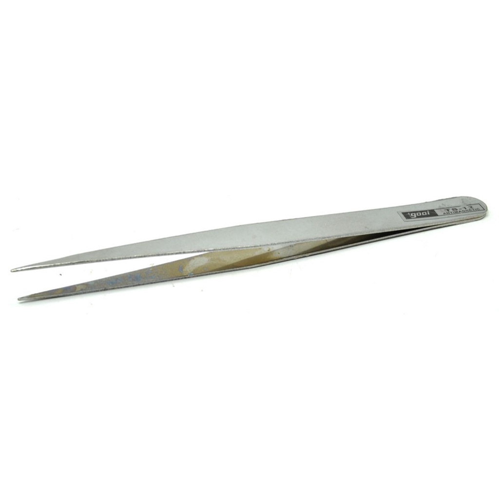 FatihShop Pinset Lurus Stainless Steel Laboratorium - GOOI TS-12