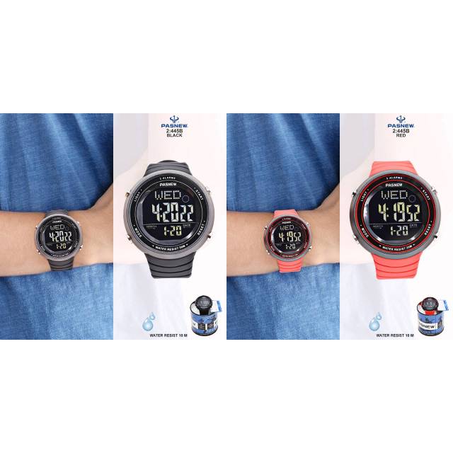 Jam tangan impor pasnew 445b rx