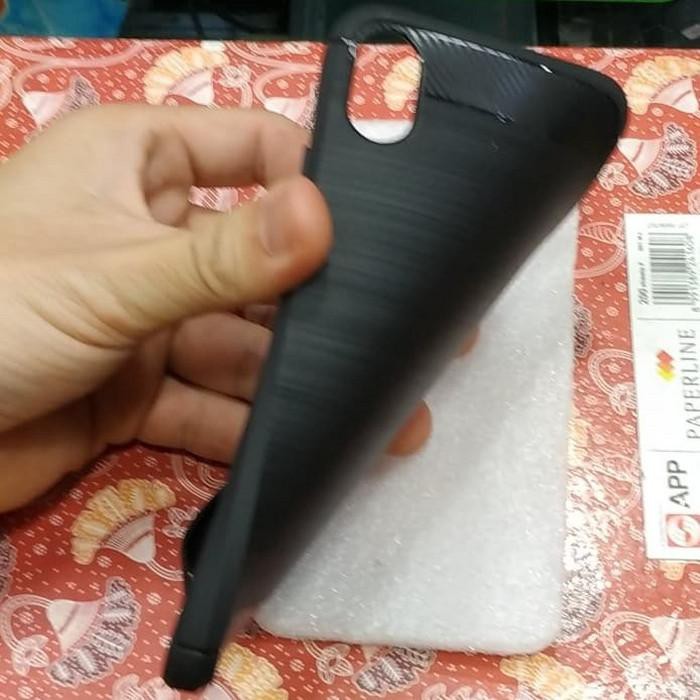 Silikon karet hitam asus iphone XR mantap murah meriah soft case