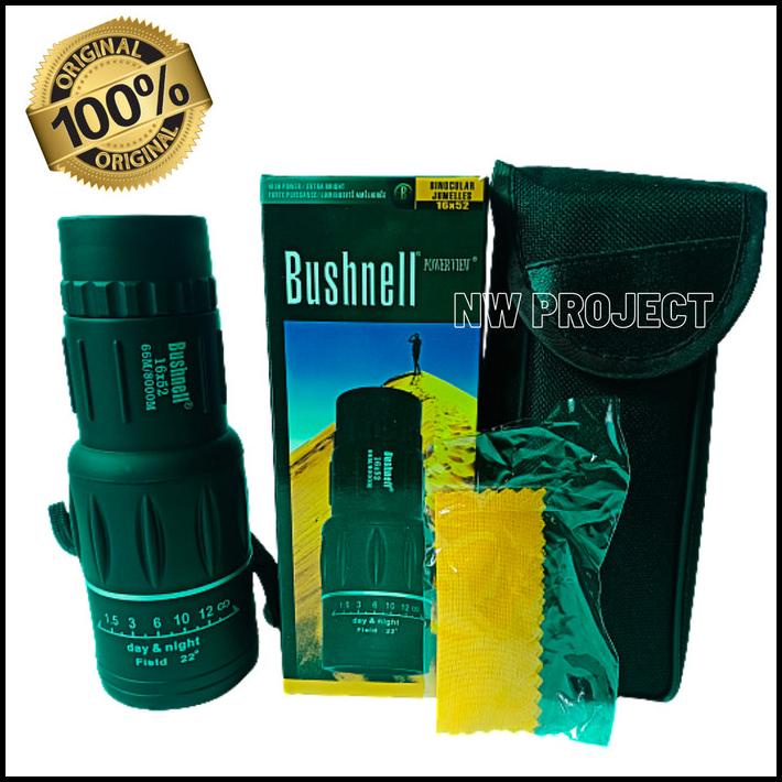 Teropong Bushnell Monocular Power View Teropong Jarak Jauh Teleskop