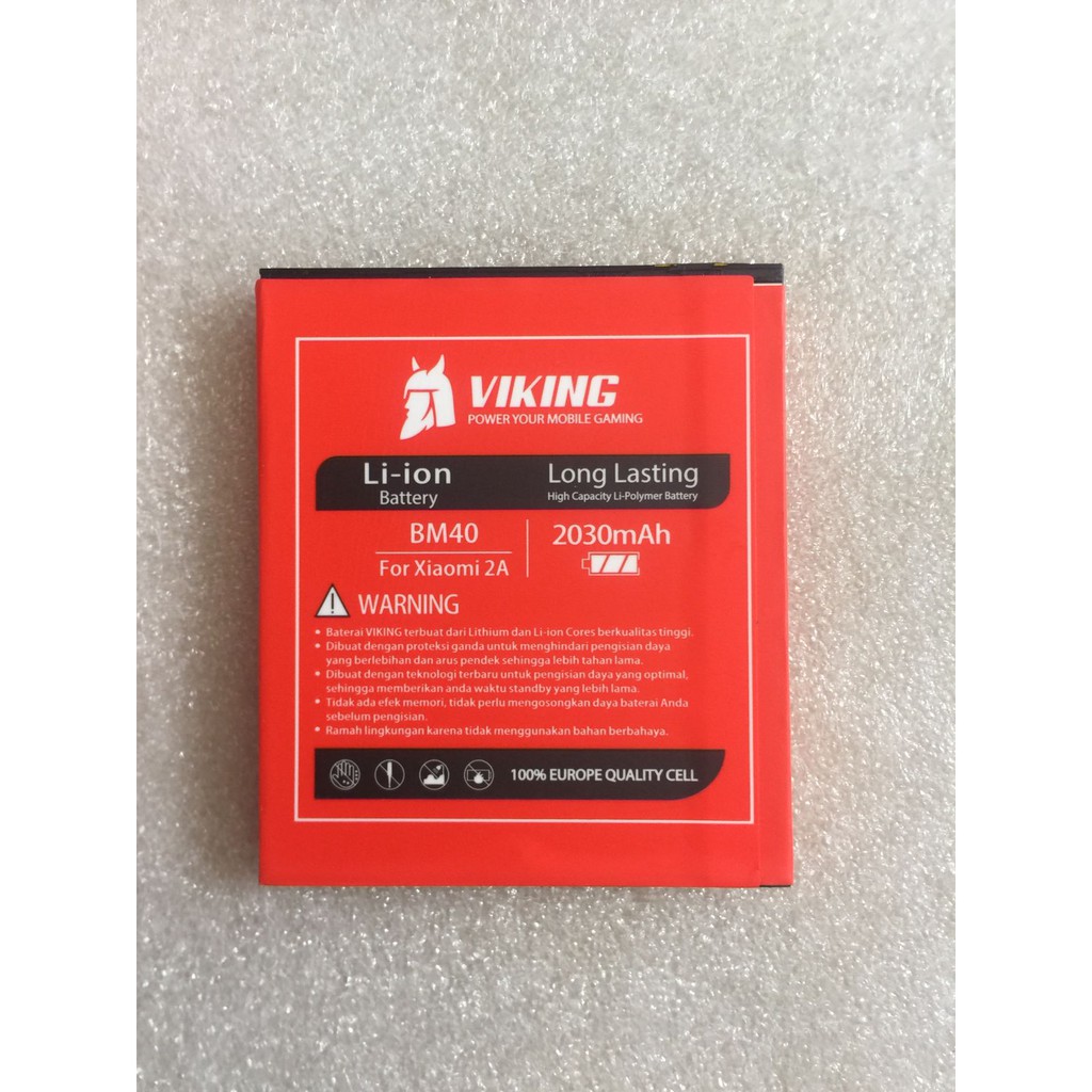 Baterai Viking 2030mAh BM40 - Xiaomi Redmi 2A - BM-40 Batre Baterai