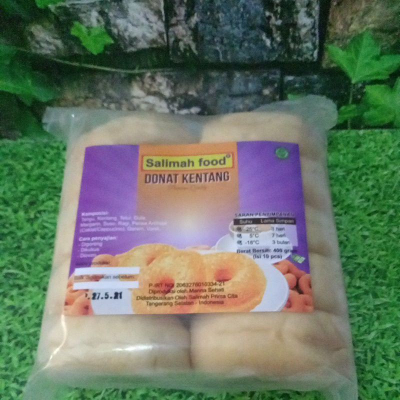 

Donat Kentang Premium isi 10 pcs + gula