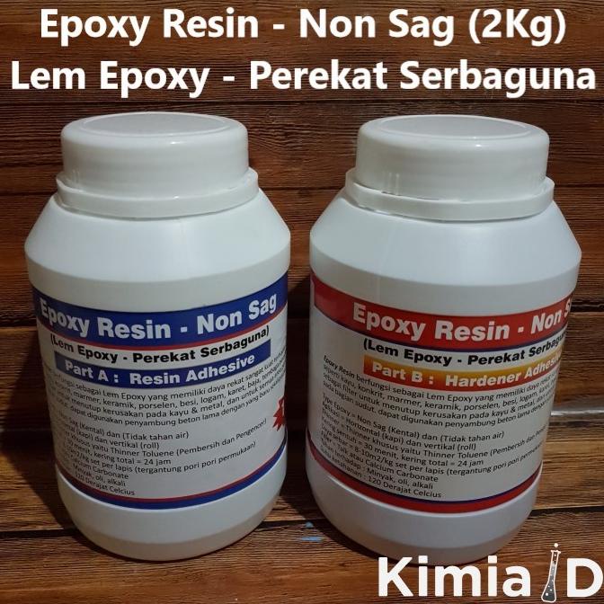 

[[COD]] Epoxy Resin Non Sag - 2 Kg - Lem Epoxy Resin - Lem Material EKSLUSIF Kode 547