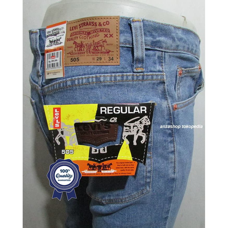 CELANA PRIA PANJANG ORIGINAL Celana Jeans Denim Bandung ANZ Standar/Regular BioBlitz 27-32 CO JEANS