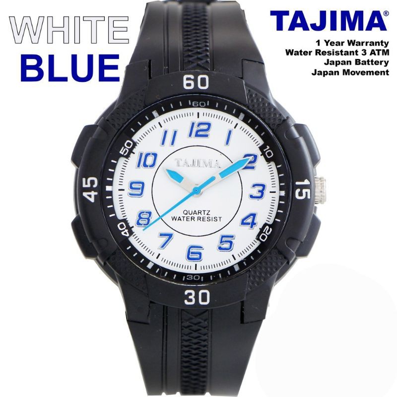 Jam Tangan Pria Tajima Analog Sports 5064 Original Garansi 1 Tahun