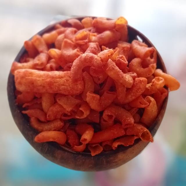 

Makaroni Goreng Pedas enak Kemasan Reguler 250 Gram