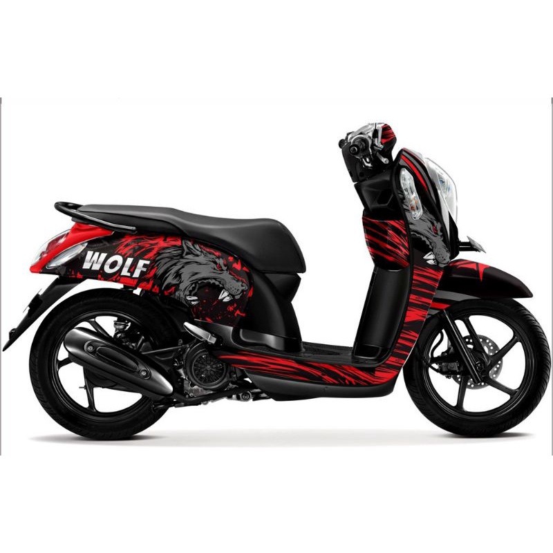 STICKER SCOOPY FI FULL BODY - DECAL SCOOPY FI 2013 - 2016