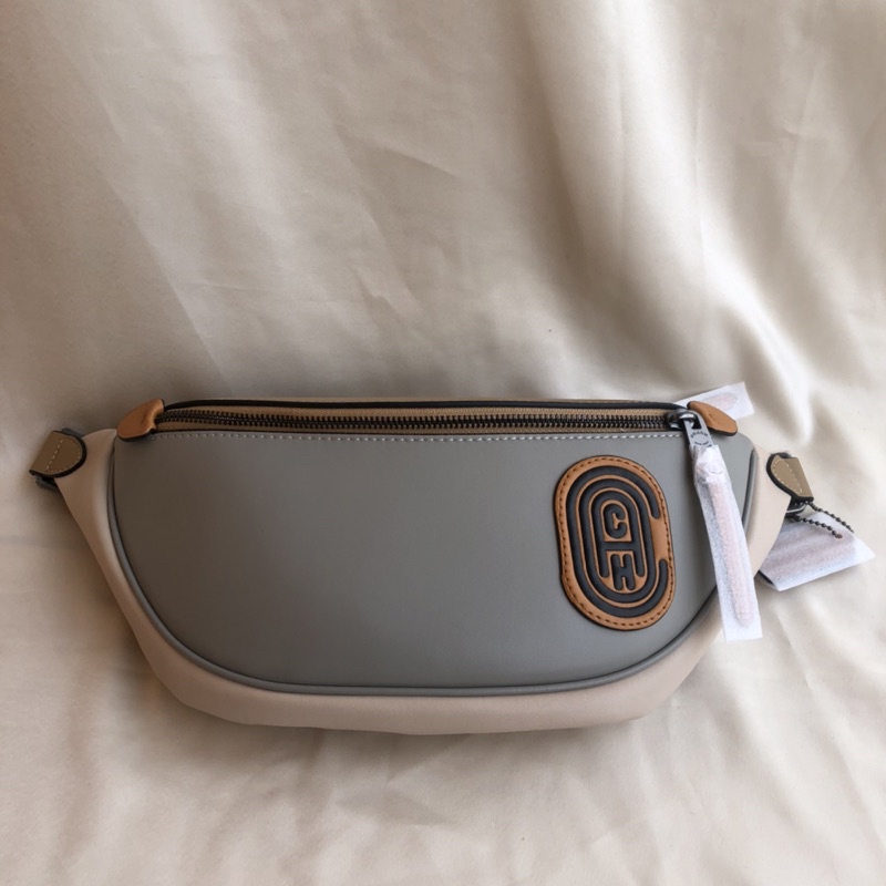 COACH WAISTBAG CREAM LOGO C IN SIGNATURE CANVAS
