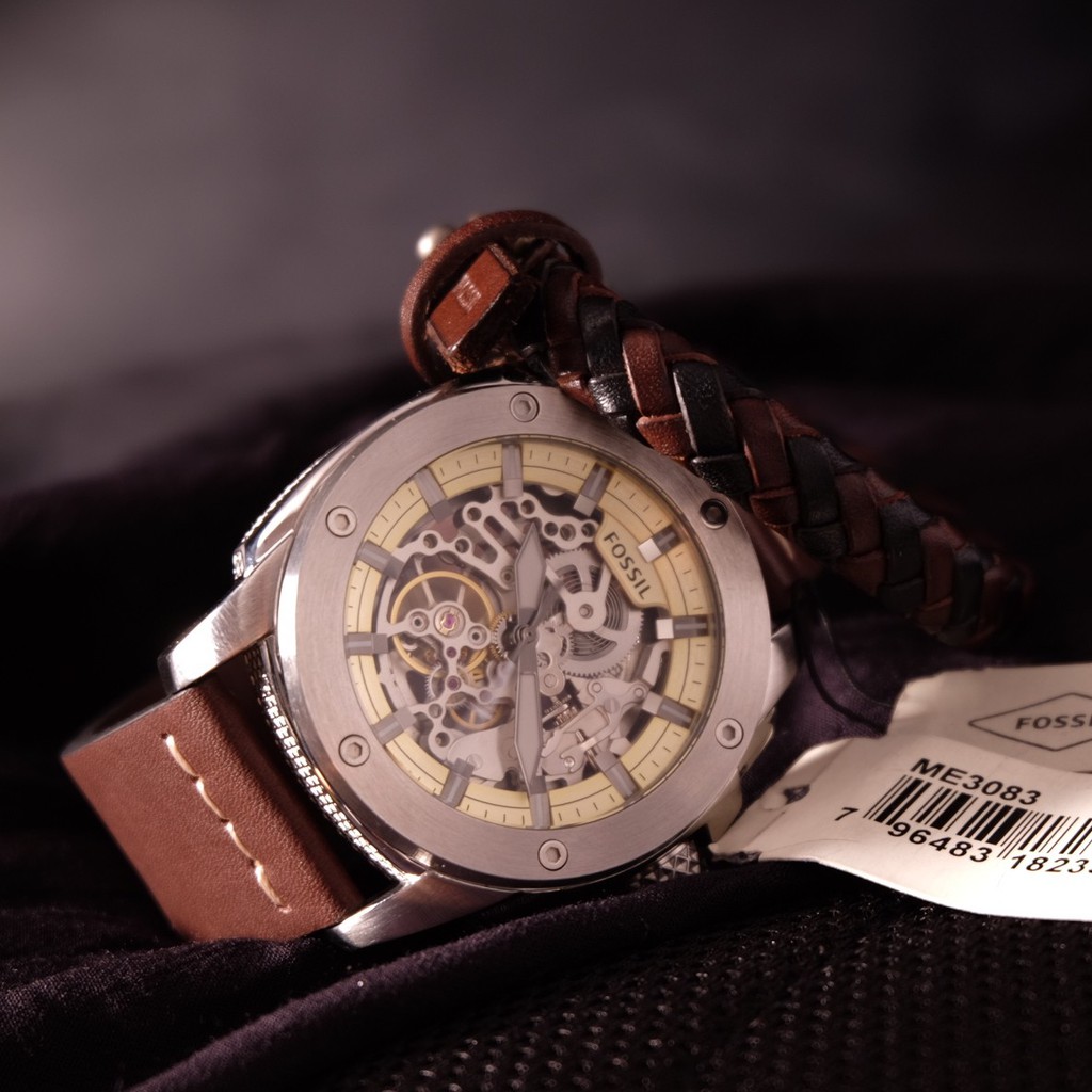 Original FS ME3083 Set Gelang. Jam Tangan Pria.