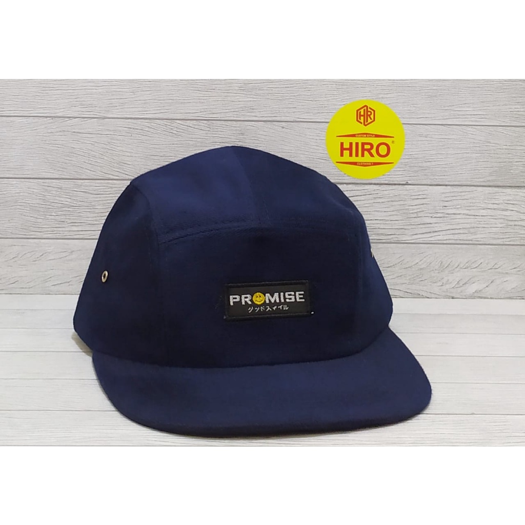 [COD]Topi Distro Pria/Topi Snapback Bordir PRMIS Hip-Hop New Model/Topi Lima Panel/Topi Keren
