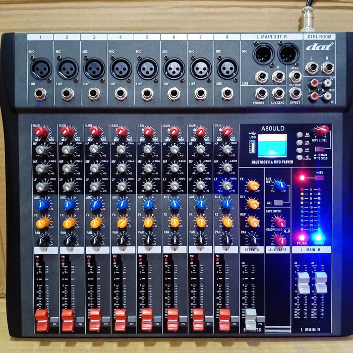 DAT A80ULD MIXER AUDIO 8 CHANNEL