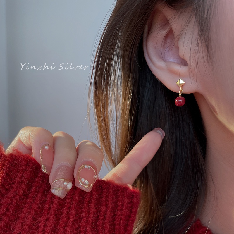 Anting Tusuk Sterling Silver 925 Untuk Wanita