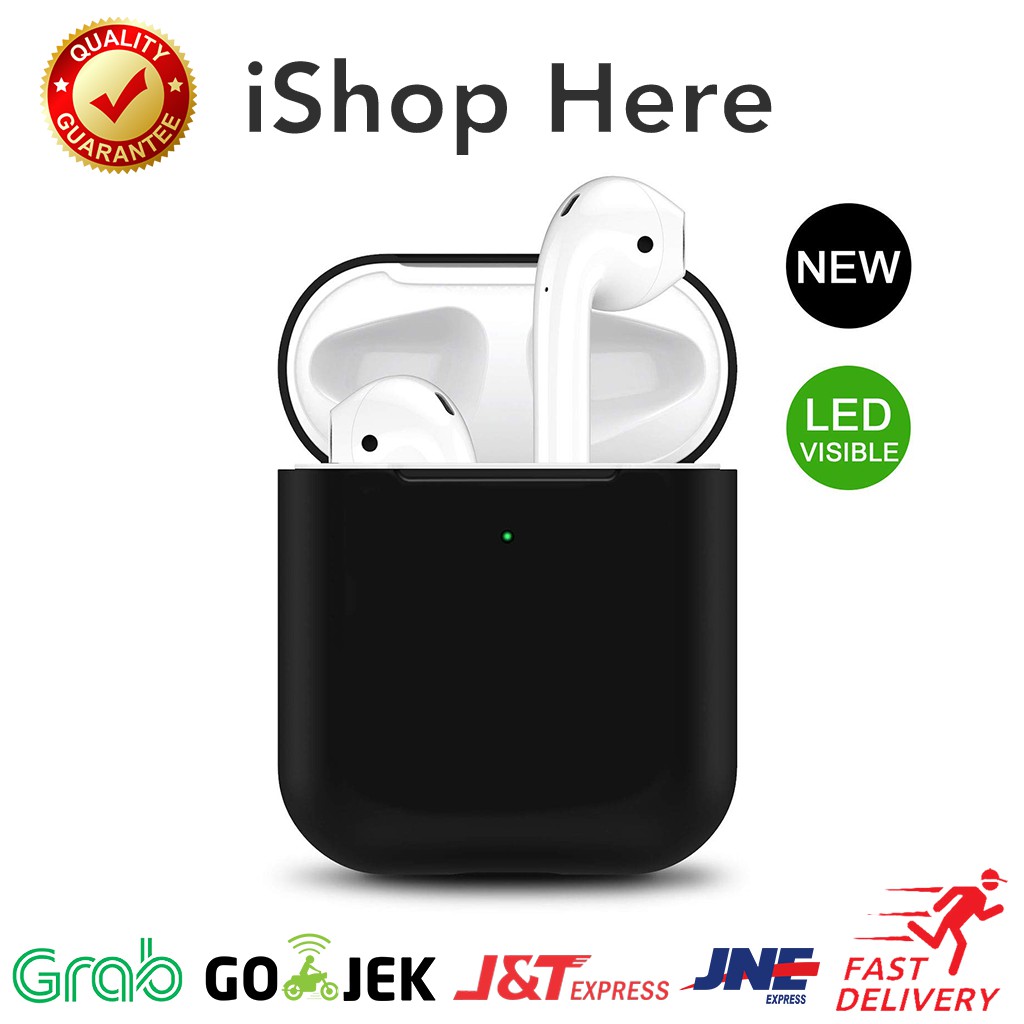 Apple AirPods 1 2 Silicon Case Pouch LED Visible | Casing