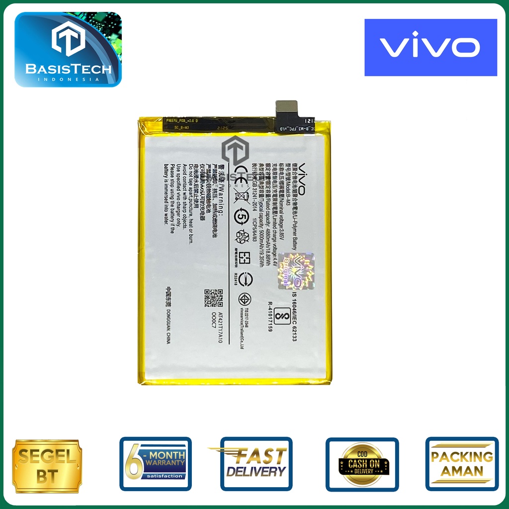 BATERAI VIVO 1938 Y30 - Y30i - VIVO Y50 - B-M3 - ORI99 - GOOD QUALITY