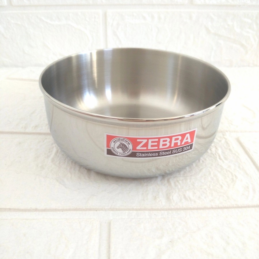 Water bowl merk zebra mangkok air diameter 12 cm 111012