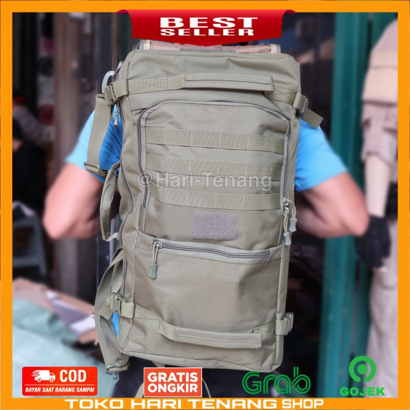 TAS RANSEL W025 HIJAU IMPORT TAS SELEMPANG TACTICAL