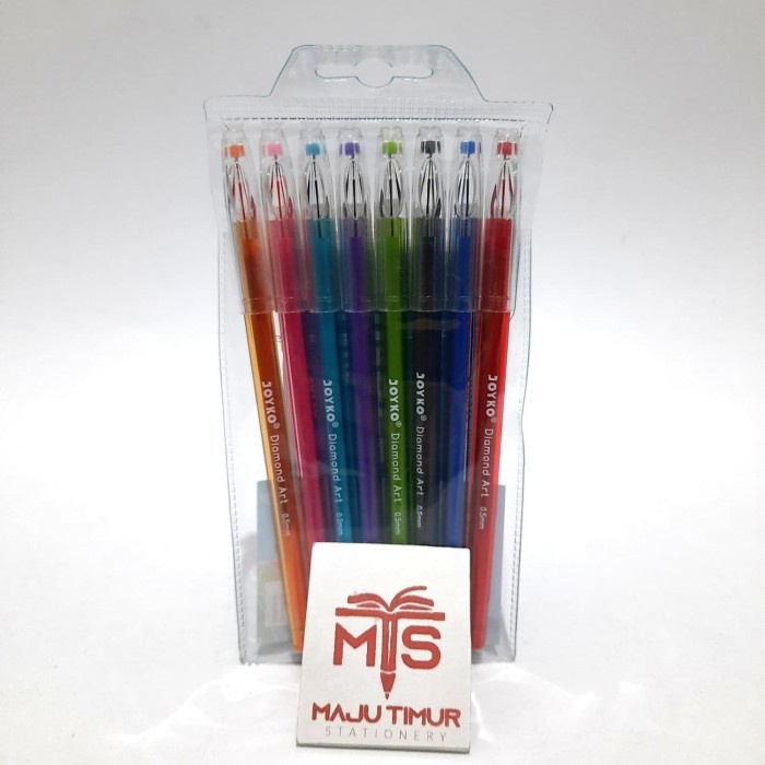 

Terbatas Pulpen Color Gel Pen Joyko Gpc-309S Diamond Art / 0.5Mm Murah