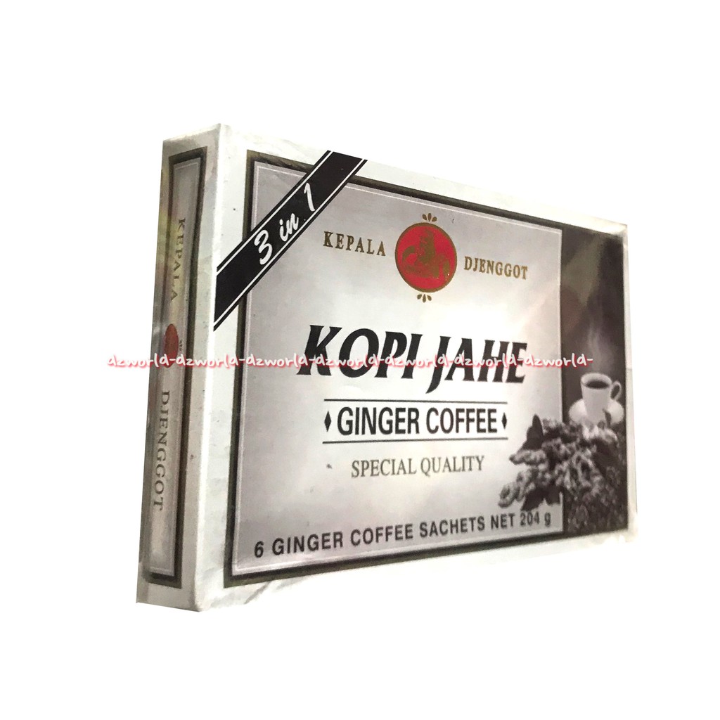 Kepala Djenggot 6sachet Kopi Jahe Ginger Coffee 6 Schet Kopi Jahe Kepala Jengot Ginger Cofee