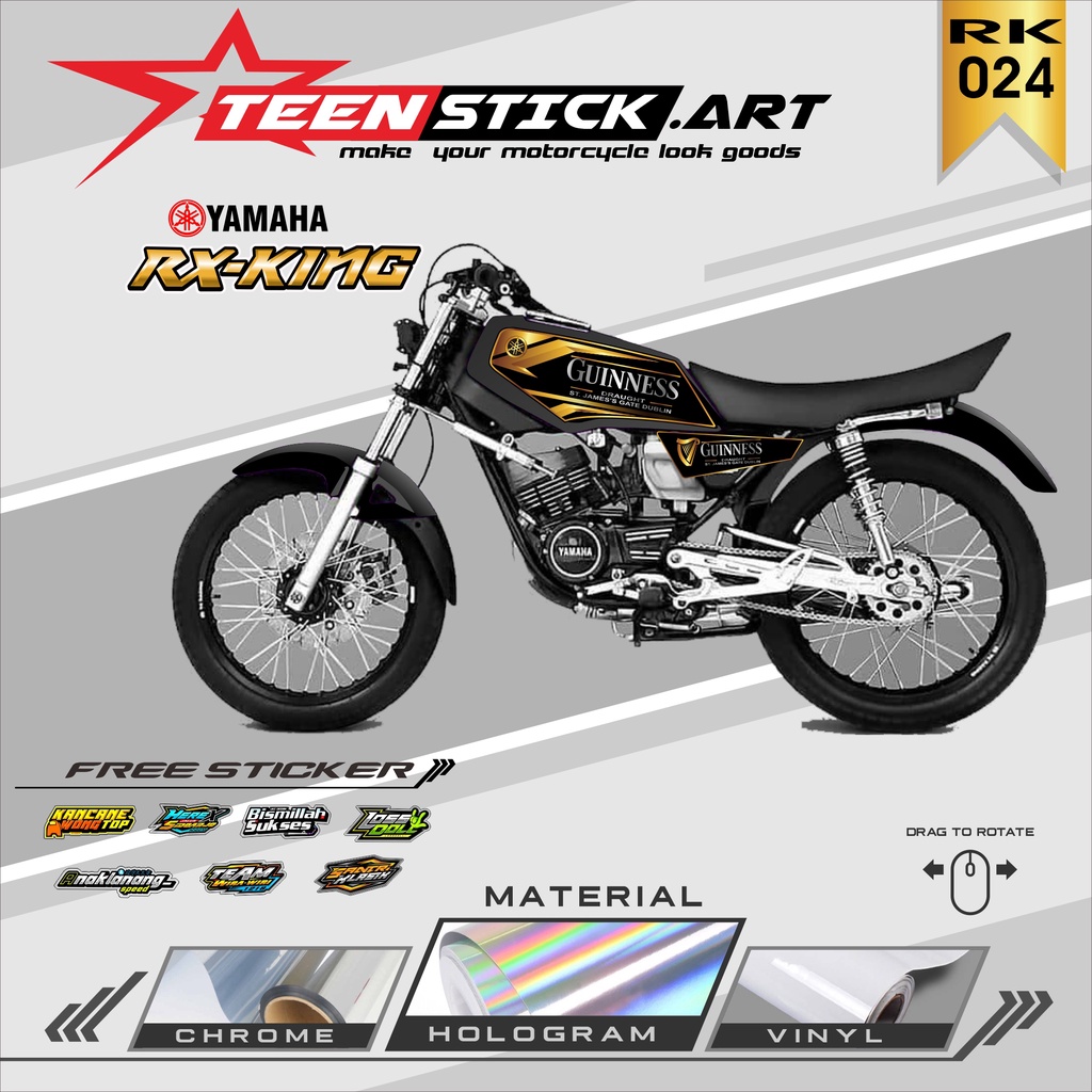 Jual STRIPING RX KING STRIPING VARIASI HOLOGRAM CRHOME VINYL YAMAHA RX KING Terbaru 024 Indonesia Shopee Indonesia