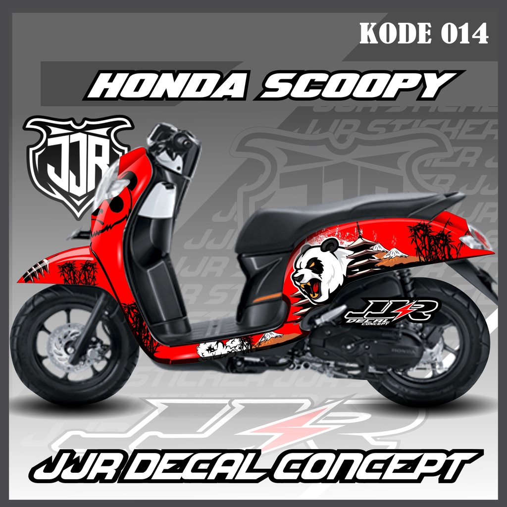 Decal sticker Scoopy motif Panda