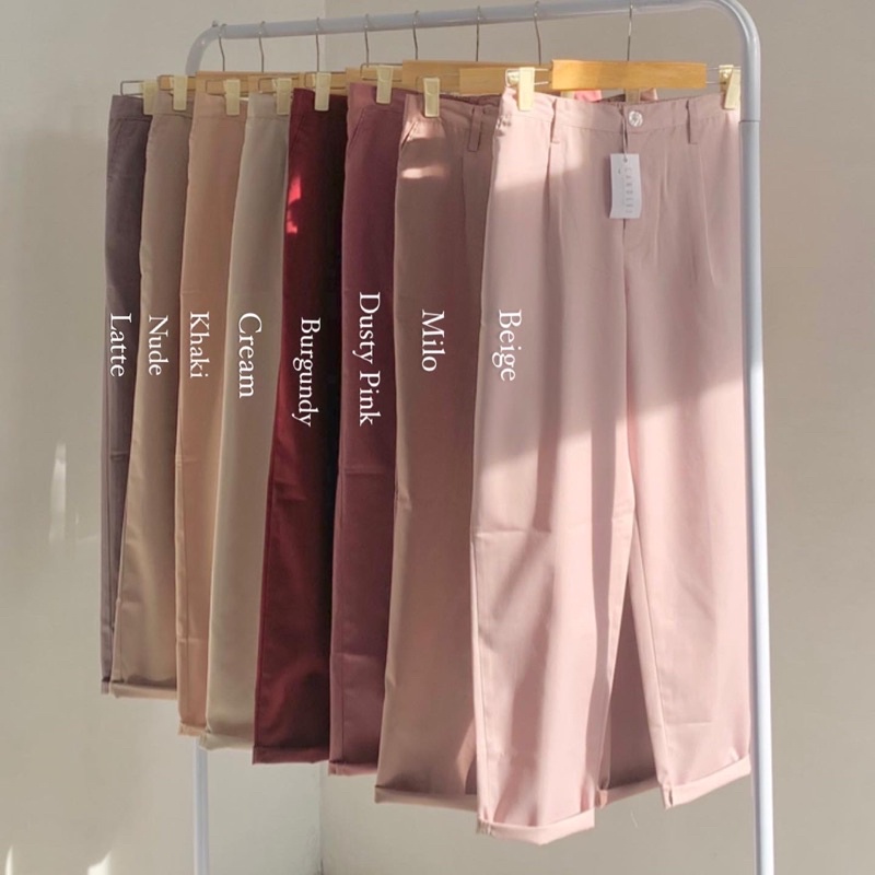 CANDIEZ CANDY Baggy Pants M L XL | 16 Warna | Celana Pastel Wanita