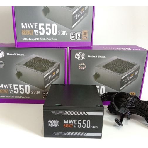 Cooler Master PSU MWE Bronze 550 V2 80 Plus Power Supply 550W