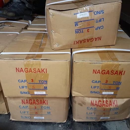 Chain block 3 ton x 5 M NAGASAKI -CHAIN BLOCK JAPAN