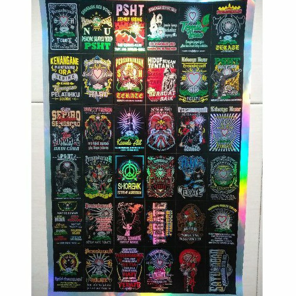 

(BISA COD) STIKER HOLOGRAM TERATE HARGA TERJANGKAU