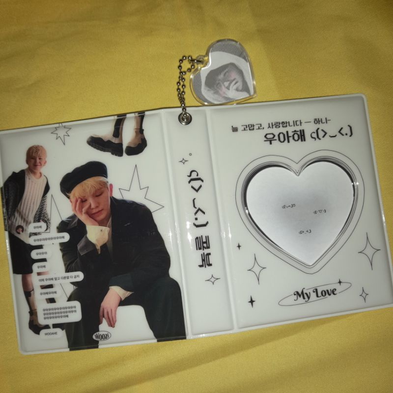 kolbuk wooahae woozi seventeen photocard