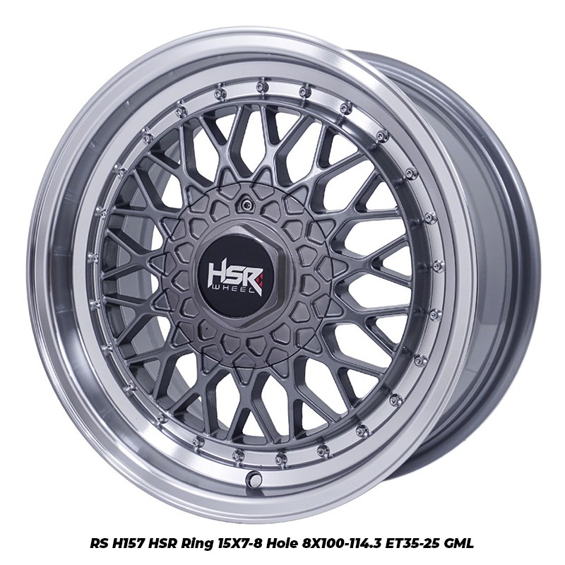 VELG CELONG MOBIL MURAH HSR WHEEL ( SATU SET ) RING 15X7/8  BUAT MOBIL AVANZA VELOZ XENIA
