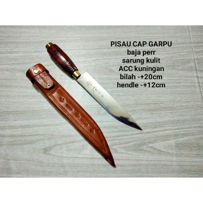 PISAU CAP GARPU -+20cm LOKAL, PISAU SEMBELIH CAP GARPU PISAU SOLINGEN PISAU CAP HERDER, PISAU CAP GA