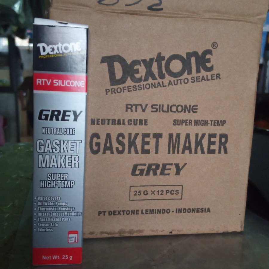LEM DEXTONE GREY GASKET MAKER RTV SILICONE SUPER HIGH TEMP