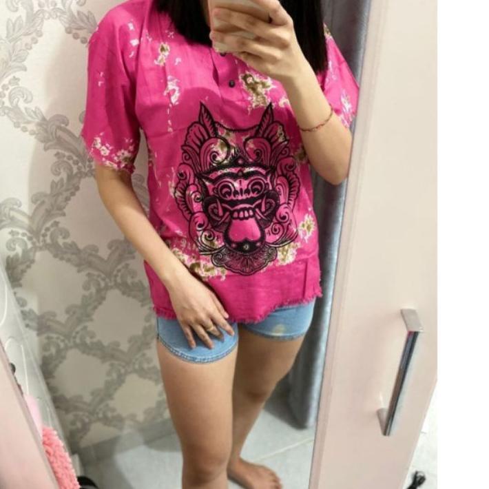 【TERMURAH】 Baju Barong Bali Jumbo XXL Baju Tie Dye Pria Wanita Kaos Barong Bali Kaos Pantai Baju Pan